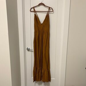 Chic Tan Maxi Dress